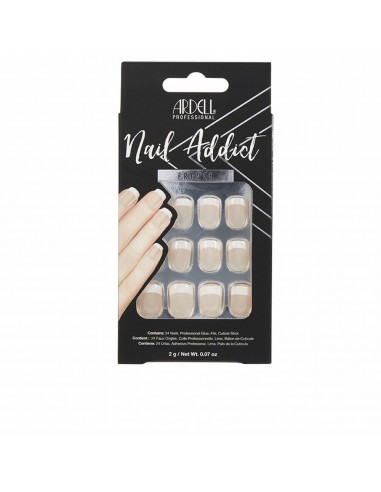 Falsche Nägel Ardell Nail Addict Classic French (24 pcs)