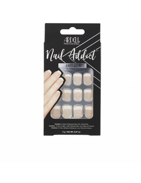 Faux ongles Ardell Nail Addict Classic French (24 pcs)