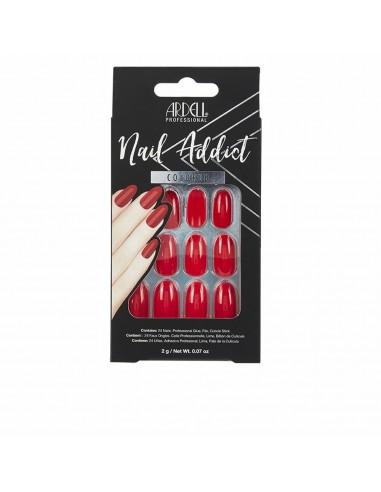 False nails Ardell Nail Addict Cherry...