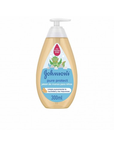 Jabón de Manos con Dosificador Johnson's Pure Protect Infantil Limpiad