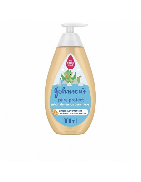 Jabón de Manos con Dosificador Johnson's Pure Protect Infantil Limpiad