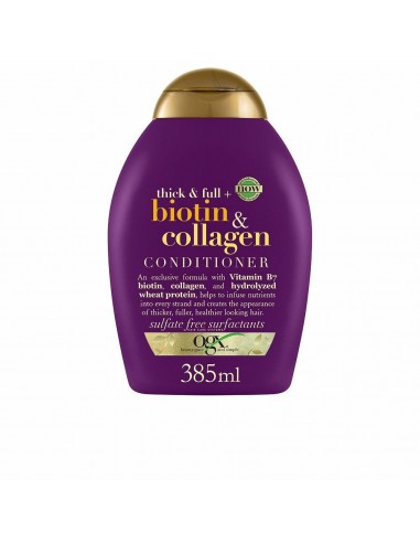 Haarspülung OGX Erzeugt Volumen Kollagen Biotin (385 ml)