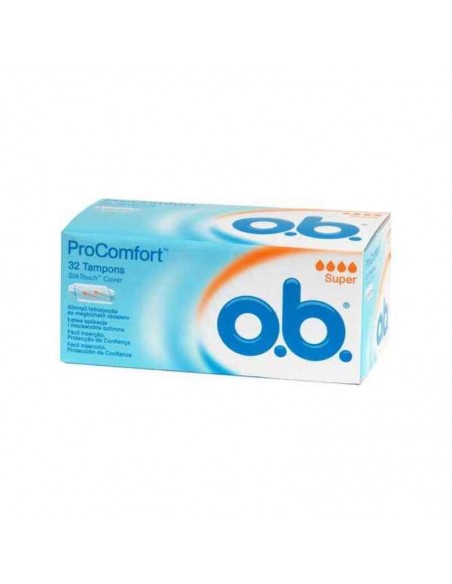 Super Tampons Ob ProComfort Zijde (32 uds)