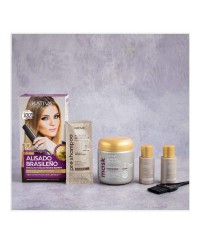 Ensemble de coiffure lissage Brésilien Kativa Pro Blonde (6 pcs)