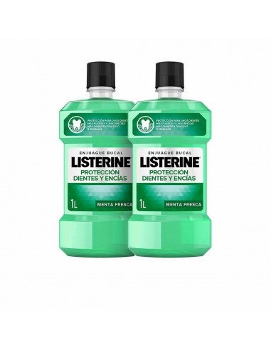 Bain de Bouche Listerine Gencives Saines et Dentes Fortes (2 x 1 L)