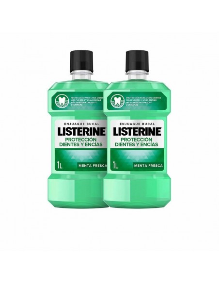 Mouthwash Listerine Healthy Gums and Strong Teeth (2 x 1 L)