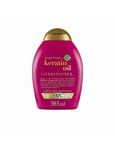 Après-shampoing Anti-chute et Anti-cassure OGX Kératine (385 ml)