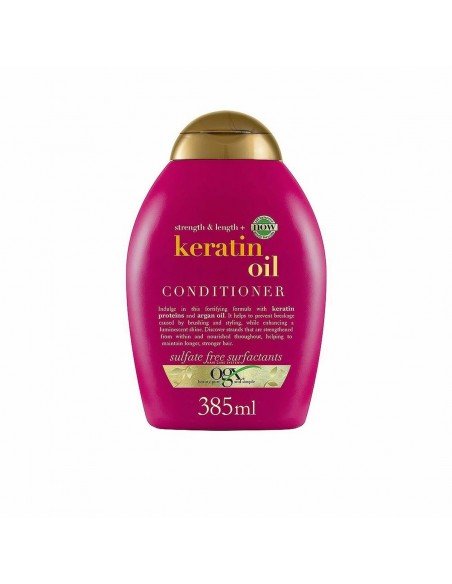 Anti-haaruitval Anti-breuk Conditioner OGX Keratine (385 ml)