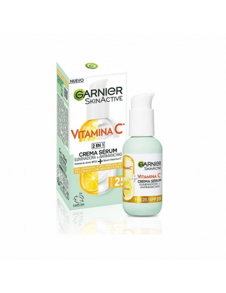 Crème + Serum Garnier Skinactive Spf 25 (50 ml)