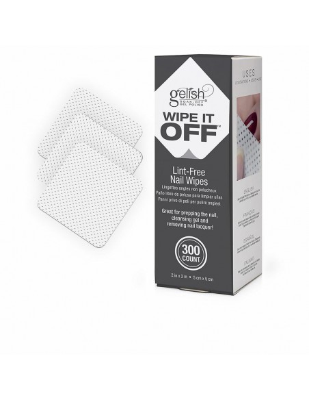 Lingette Nettoyante Morgan Taylor Wipe It Off Dissolvant Sans peluches Ongles 300 Unités