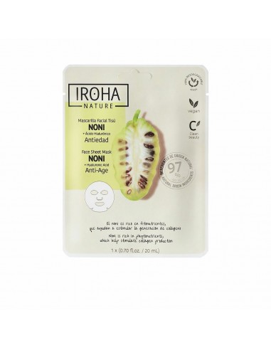 Anti-Aging- Feuchtigkeitsmaske Iroha Noni Hyaluronsäure (20 ml)