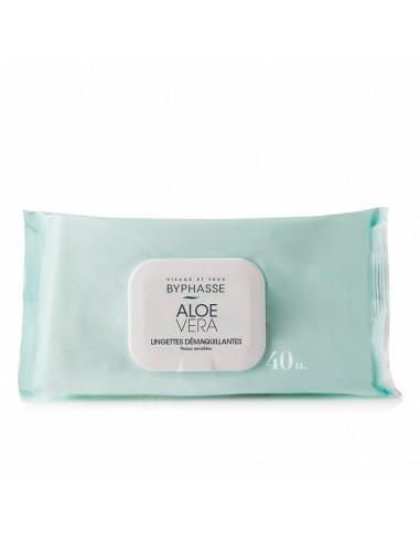 Make Up Remover Wipes Byphasse Aloe Vera (40 uds)