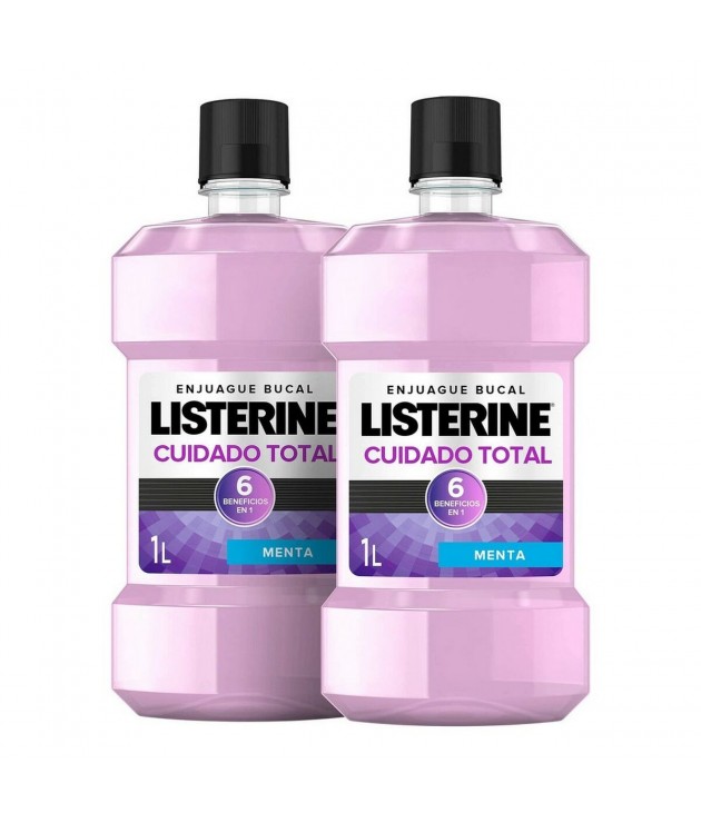 Bain de Bouche Listerine Total Care 6 en 1 (2 x 1000 ml)