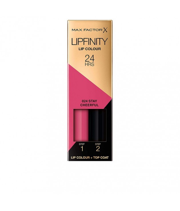 brillant à lèvres Max Factor Lipfinity 024-stay cheerful 2 en 1 (2 ml)