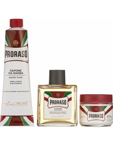 Scheerset Proraso Red Vintage Primadopo 3 Onderdelen