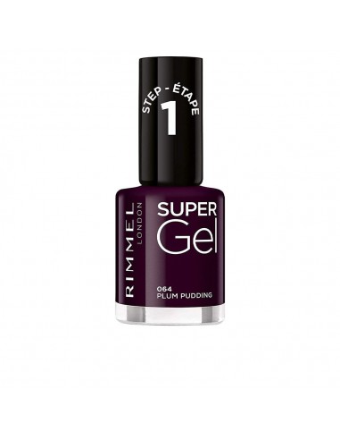 Nail polish Rimmel London Super Gel Plum Pudding Nº 064 (12 ml)