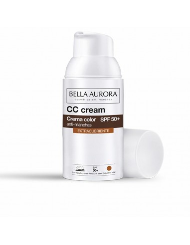 CC Cream Bella Aurora Spf 50+ Bedekking (30 ml)