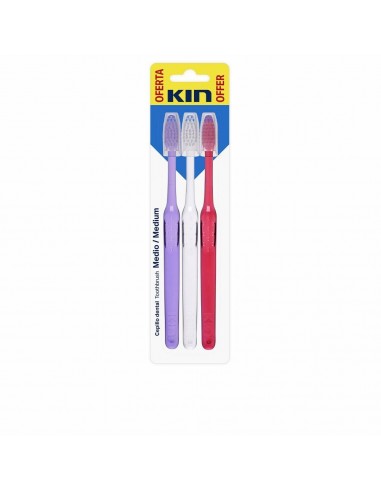 Brosse à Dents Kin Moyen (3 uds)