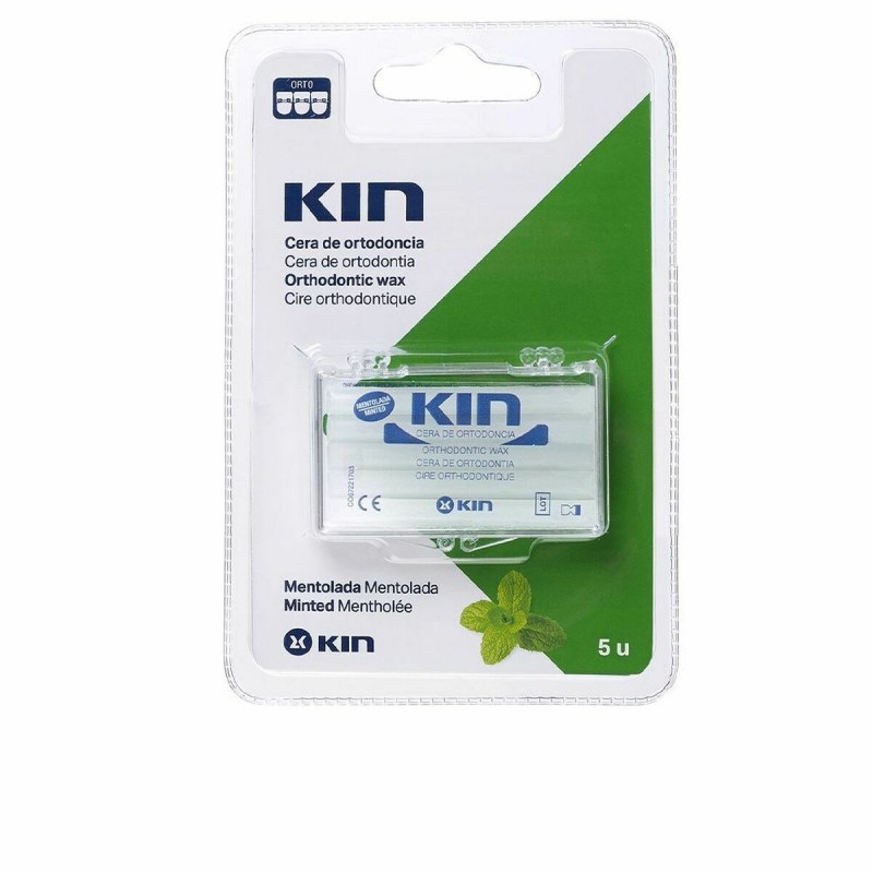 Cire Kin 8436026212646 Soins orthodontiques Mentholé (5 uds)