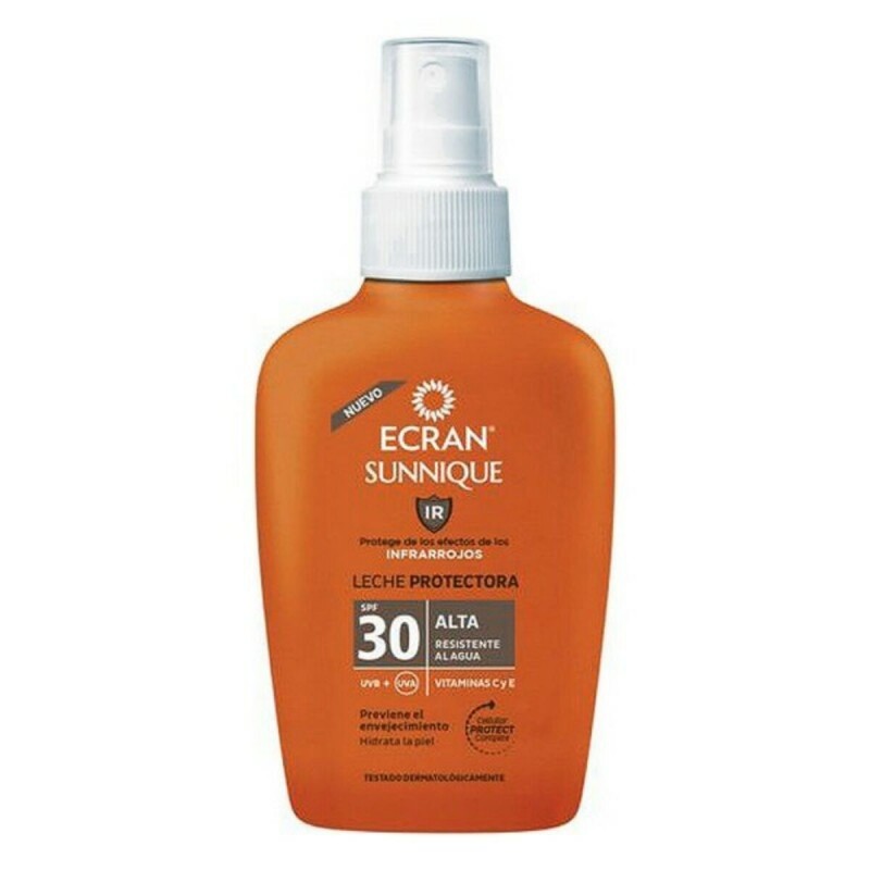 Protector Solar Corporal en Spray Ecran Sunnique IR Leche Solar SPF 30