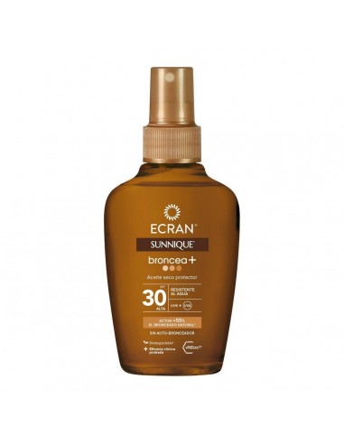 Aceite Solar Ecran Sunnique Broncea+ SPF 30 (100 ml)