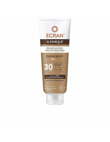 Gel Protecteur Solaire Ecran Sunnique Broncea+ Crème SPF 30 (250 ml)