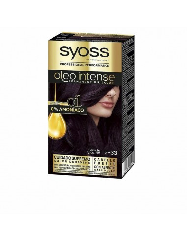 Teinture sans ammoniaque Syoss Olio Intense Nº 3,22 (5 uds)