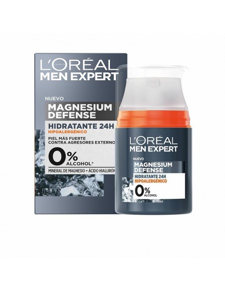 Hydrating Facial Cream L'Oreal Make Up Men Expert Magnesium Defense 24