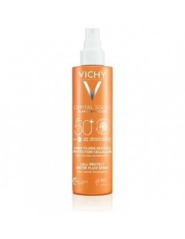 Crème Solaire pour le Corps en Spray Vichy Capital Soleil 200 ml SPF 50+