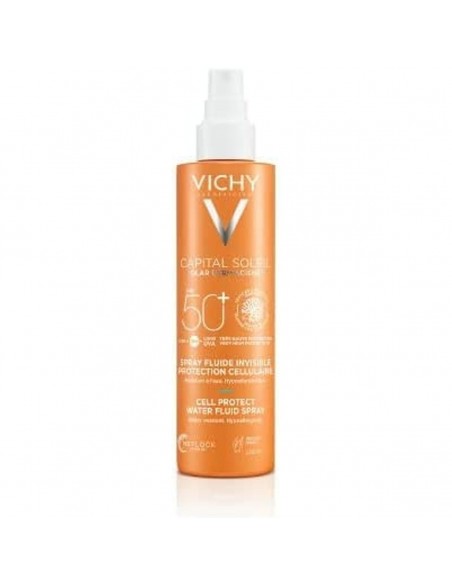 Crème Solaire pour le Corps en Spray Vichy Capital Soleil 200 ml SPF 50+