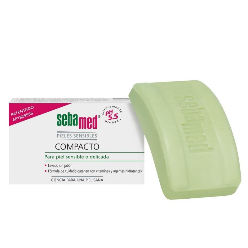 Gel solide Sebamed Compacto Peau sensible Sans Savon (100 g)