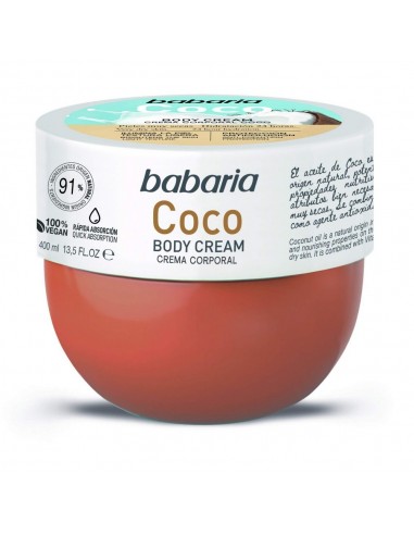 Body Cream Babaria Coconut (400 ml)