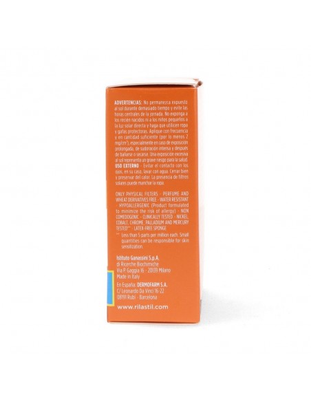 Poudres Compactes de Bronzage Rilastil Sun System Spf 50+ Doré (10 g)