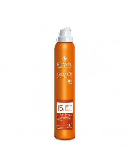 Body Zonnebrandspray Rilastil Sun System Transparant Spf 50+ (200 ml)