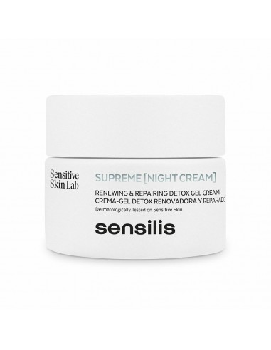 Anti-Rimpel Nachtcrème Sensilis Supreme Real Detox (50 ml)