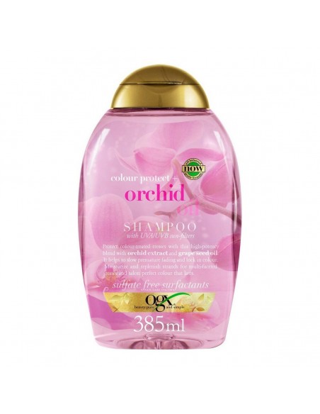 Shampooing renforcement de couleur OGX Orchidée (385 ml)