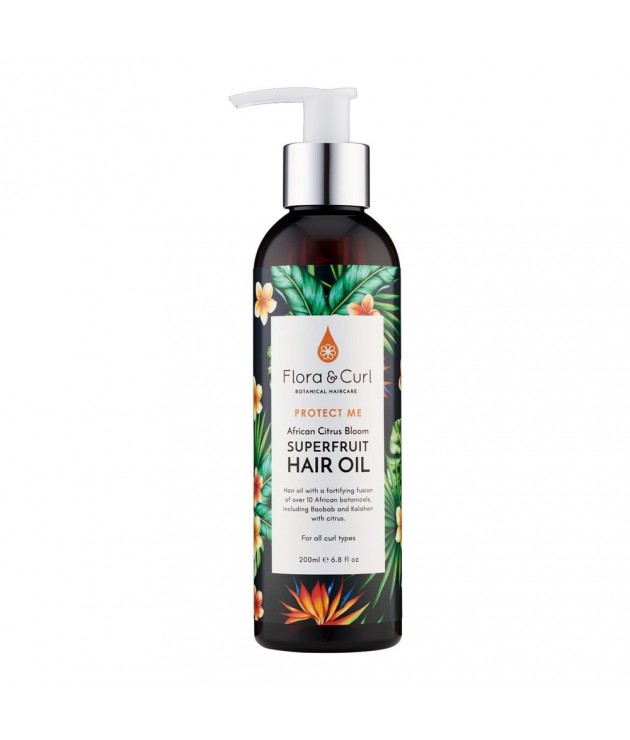 Huile nourrissante Flora & Curl Protect Me	African Citrus Bloom (200 ml)