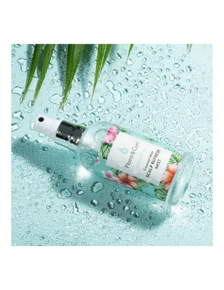 Brume capillaire Flora & Curl Soothe Me Menthe Coco Calmant Rafraîchissant (100 ml)