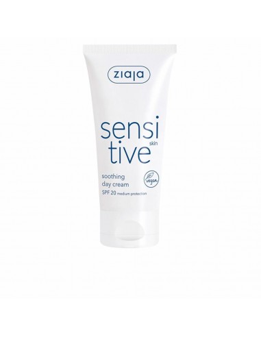 Crème Hydratante pour le Visage Ziaja Sensitive Peaux sensibles (50 ml)