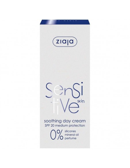 Crème Hydratante pour le Visage Ziaja Sensitive Peaux sensibles (50 ml)