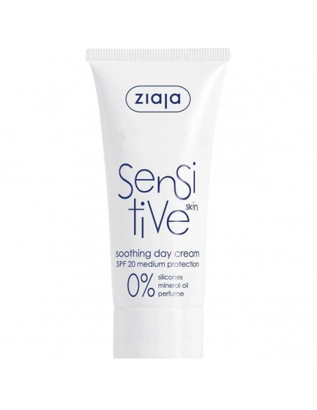 Crème Hydratante pour le Visage Ziaja Sensitive Peaux sensibles (50 ml)