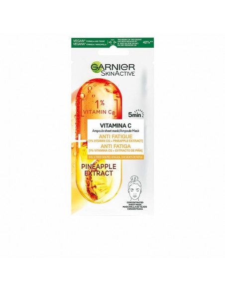 Mascarilla Facial Reafirmante Garnier SkinActive Vitamina C