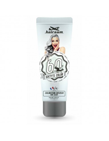 Colorazione Semipermanente Hairgum Sixty's Color Bianco (60 ml)