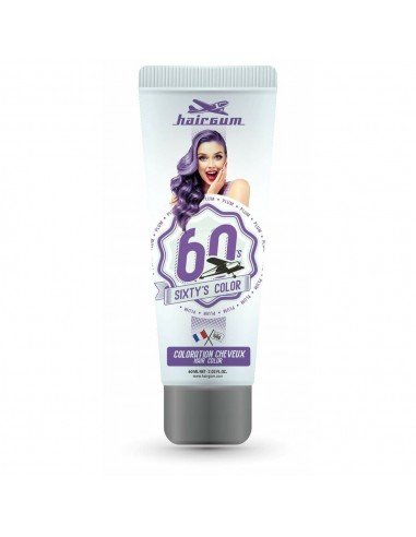 Coloration Semi-permanente Hairgum Sixty's Color Prune (60 ml)