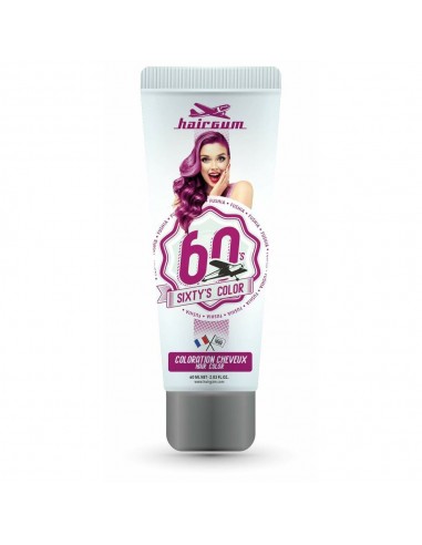 Colorazione Semipermanente Hairgum Sixty's Color Fucsia (60 ml)