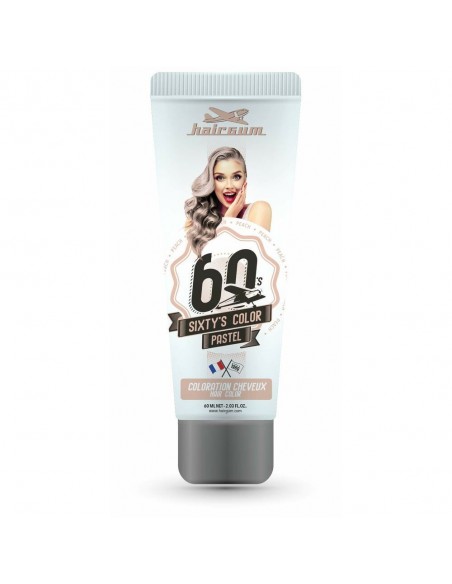 Coloración Semipermanente Hairgum Sixty's Color Melocotón (60 ml)