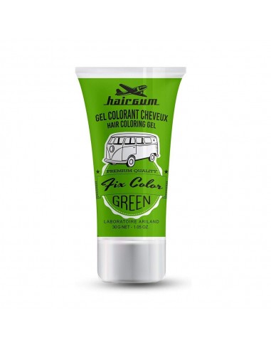 Non-permanent Colour Hairgum Fix Color Green Styling Gel (30 ml)