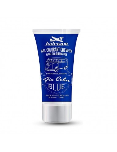 Auswaschbare Tönungen Hairgum Fix Color Blau Fixiergel (30 ml)