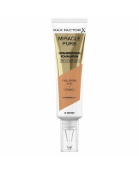 Base de Maquillaje Fluida Max Factor Miracle Pure 80-bronze SPF 30 (30