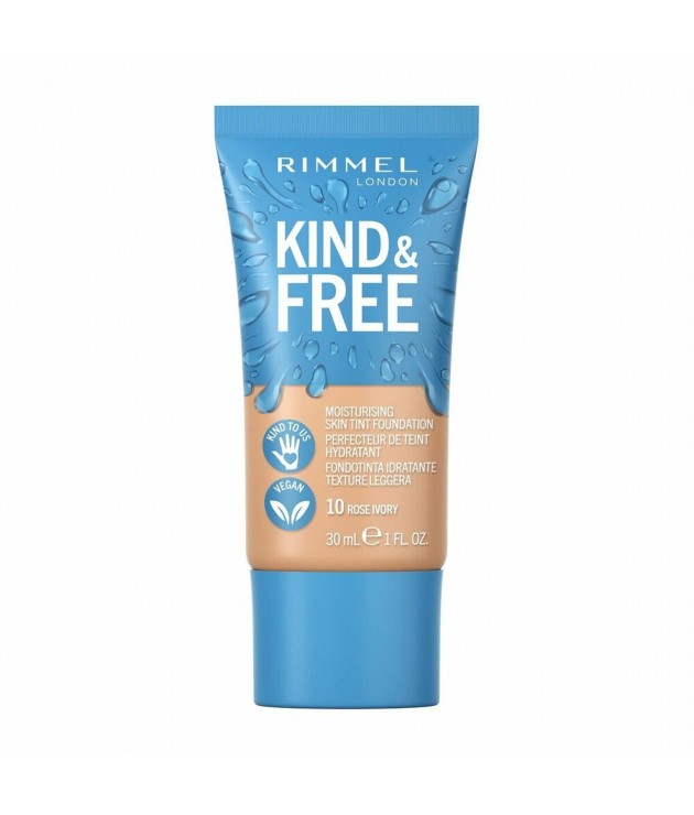 Base Cremosa per il Trucco Rimmel London Kind & Free 10-rose ivory (30